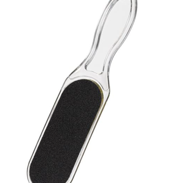 Pila pentru Calcaie Ovala Transparenta cu 2 Fete 26cm